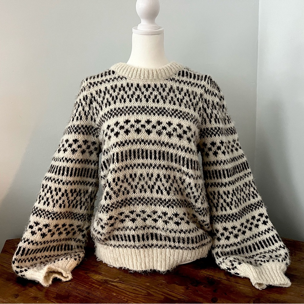 Vero Moda Cozy Patterned Sweater, super soft size Women’s Large